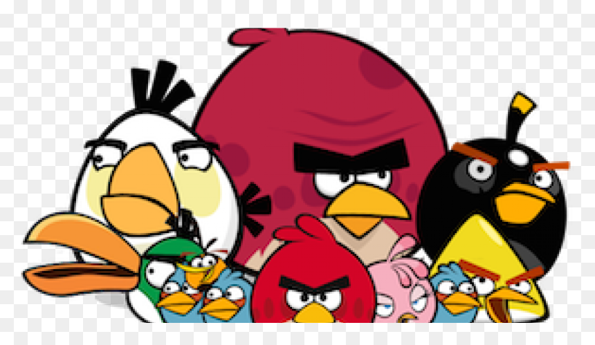 Rovio Plans Angry Birds Parks In China - Drawing Of Angry Bird, HD Png Download - birds .png