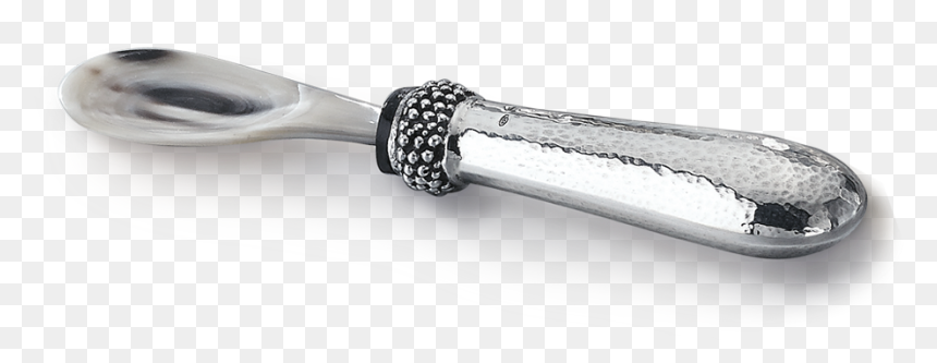 Buccellati - Flatware - Caviar Spoon - Silver - Tongs, HD Png Download - steel spoon png