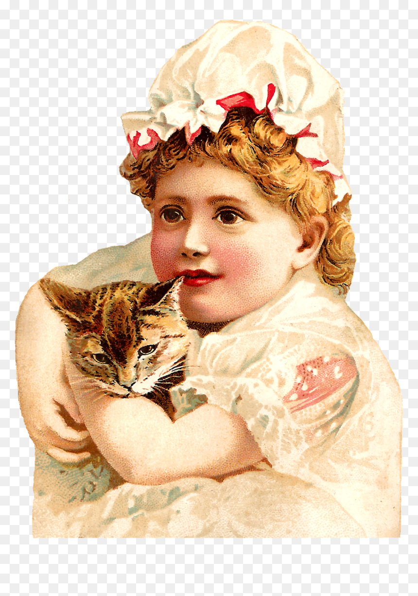 Cat, HD Png Download - small girl png