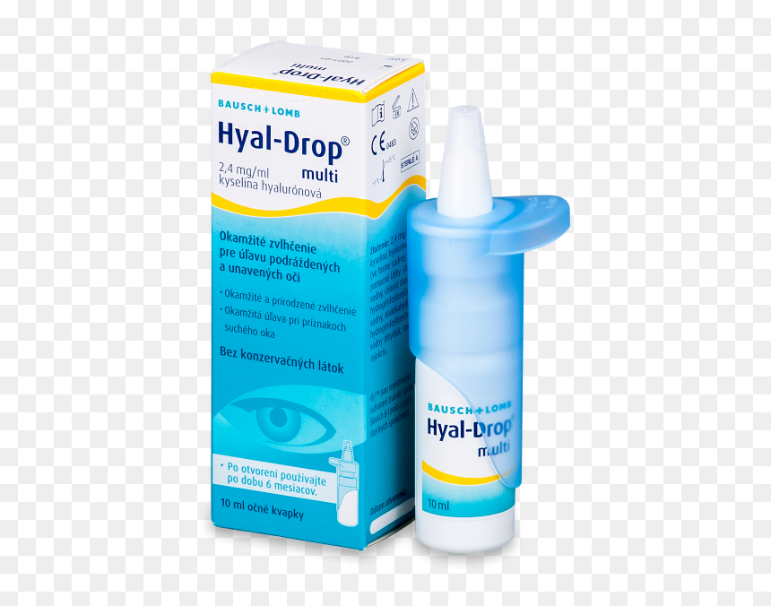 Hyal-drop Multi Oční Kapky 10 Ml, HD Png Download - eye drops png