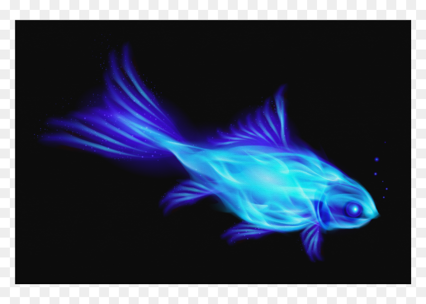 Fish, HD Png Download - blue fire images png