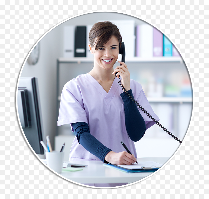 Medical Administrative Assistant, HD Png Download - calling girl png