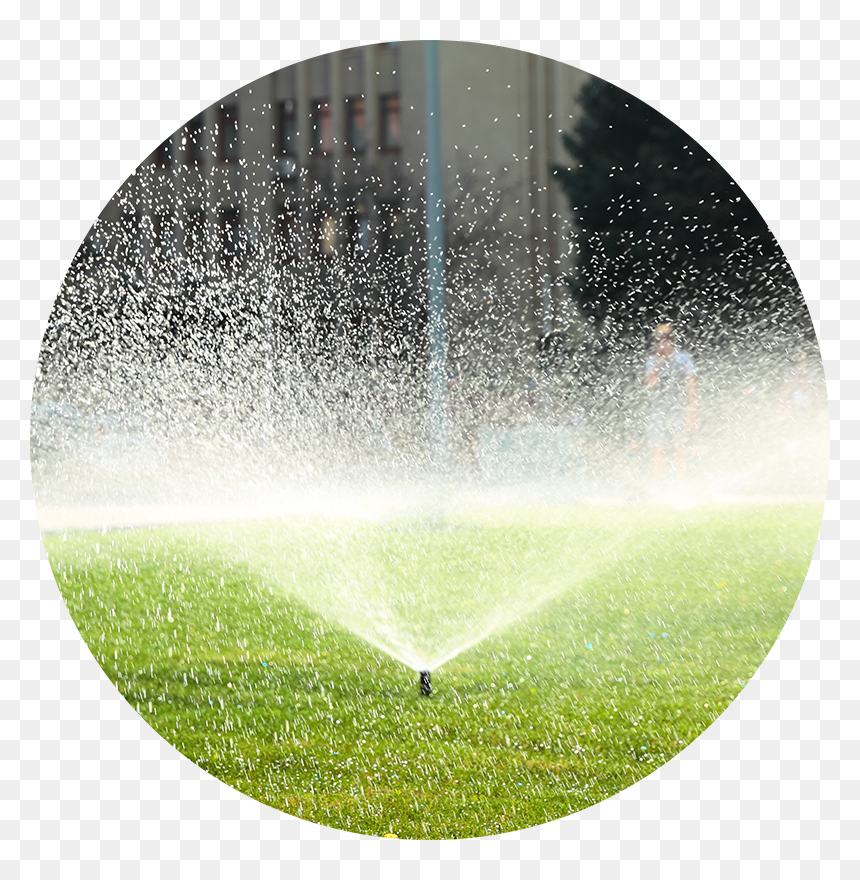 Water Waste - Irrigation Sprinkler, HD Png Download - water grass png
