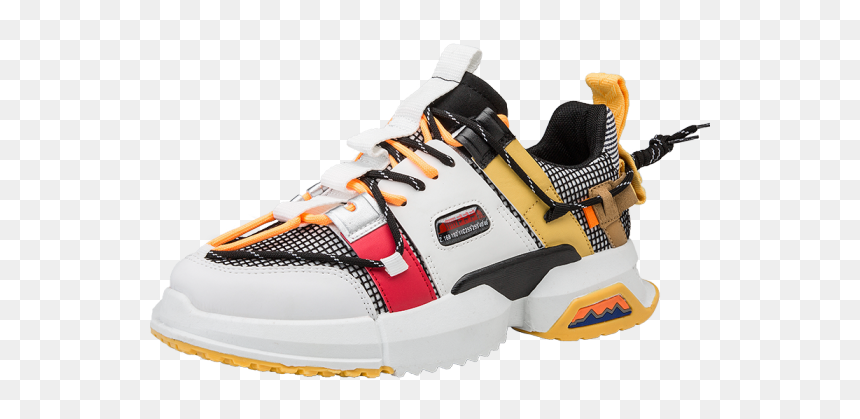 Black White Red Mixed Colors Men Casual Shoes Plus - Ninja Electric Pulse X6x Sneakers, HD Png Download - wigs for men png