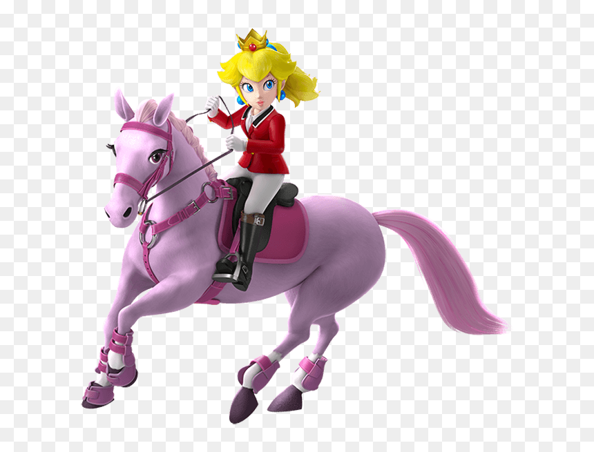 Msogt Peach Equestrian - Mario And Sonic At The Olympic Games 2020 Princess, HD Png Download - horse riding png