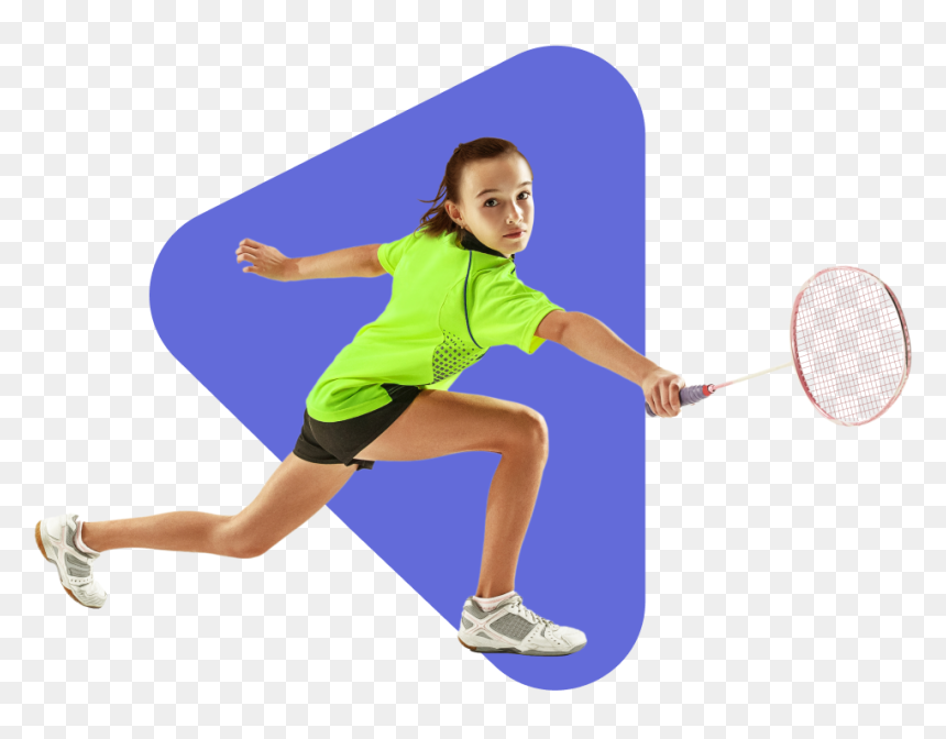 Badminton Coaching - Racketlon, HD Png Download - badminton smash png