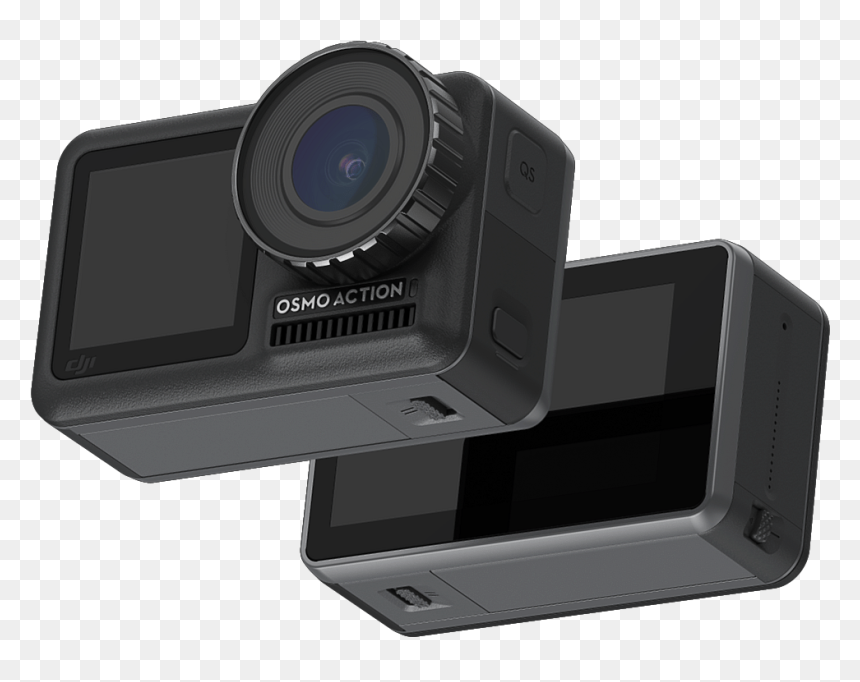 Dji Osmo Action Duo View, Front & Back - Action Camera Black Friday, HD Png Download - camera lens front png