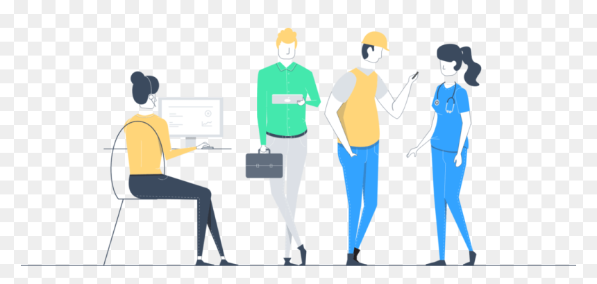 Clip Art Free Library Manager Clipart Business Worker - Mobile Workforce, HD Png Download - manager clipart png