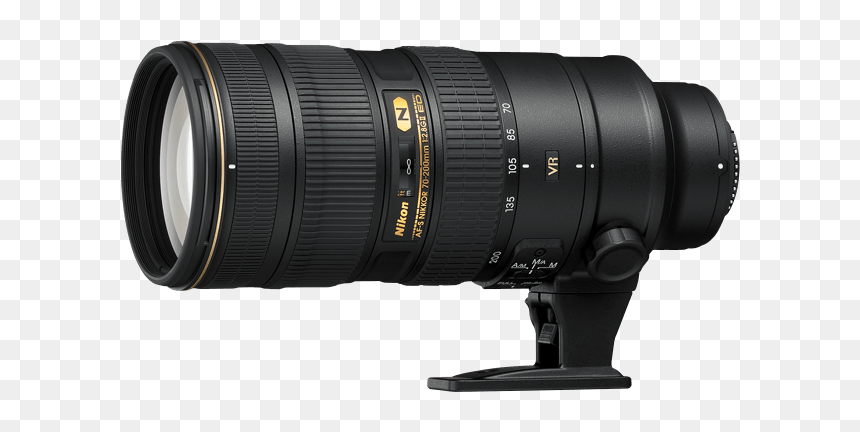 Nikon 70-200 F2, HD Png Download - camera lens front png