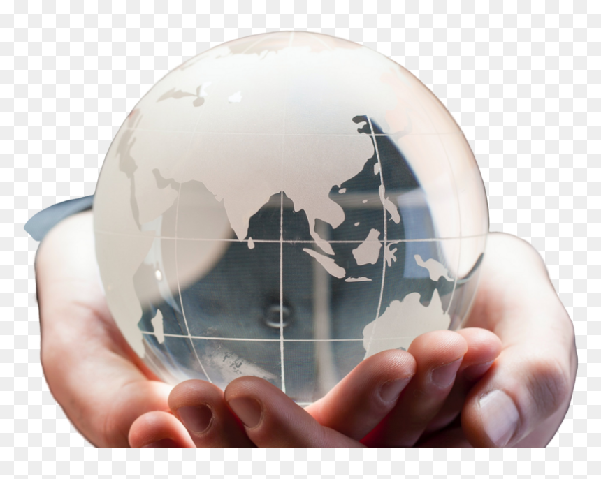 Picture - Bezos Earth Fund, HD Png Download - globe with hand png