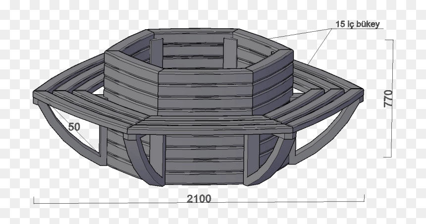 Yuvarlak Otrak Ölçüleri - Tank, HD Png Download - bukey png