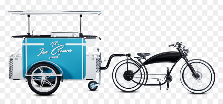 Ice Cream Bike By Bizz On Wheels - Food Cart, HD Png Download - ice gola png