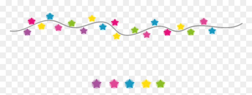 Girlande Grafik, HD Png Download - xmas stars png