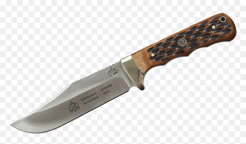 Puma Sgb Big Bear Hunting Knife - Hunting Knife, HD Png Download - big knife png