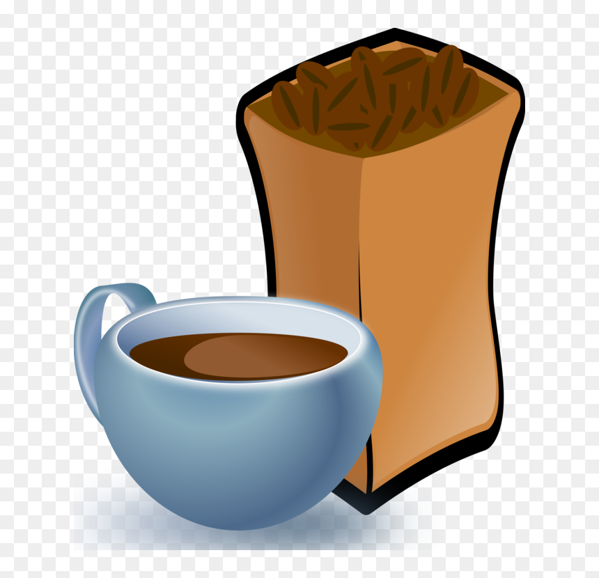 Instant Coffee,cup,tea - Coffee Beans Clip Art, HD Png Download - tea png image