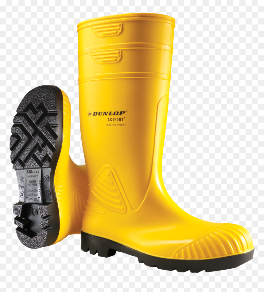Wellington Boot Yellow, HD Png Download - footwear images png