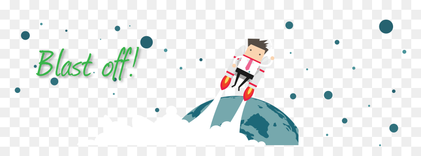 Project Spaceship Blasting Into A New Technology Universe - Illustration, HD Png Download - web technology png