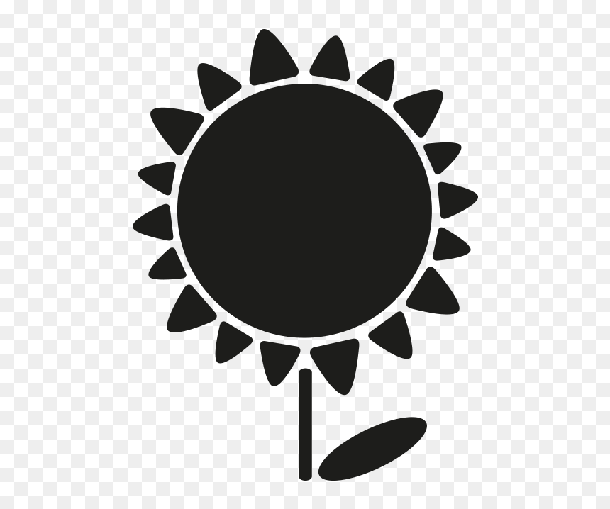 Amar Chitra Katha Logo Png Clipart , Png Download - Black And White Sun Png, Transparent Png - white sunflower png