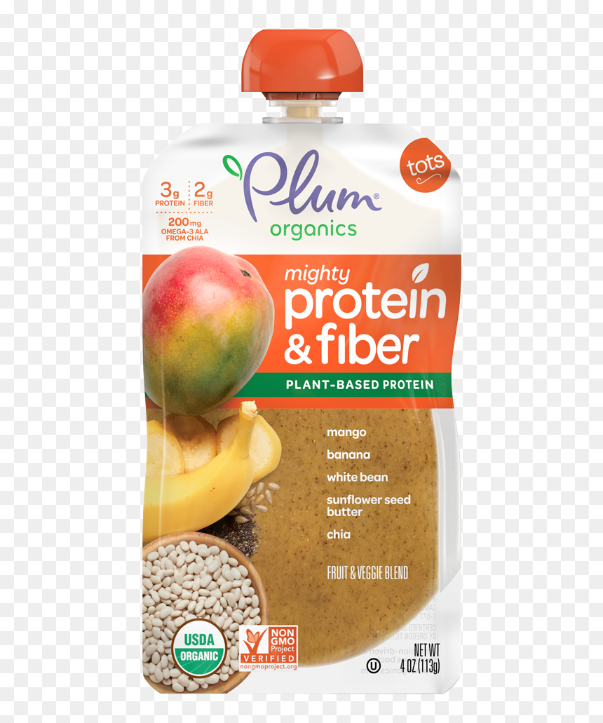 Plum Organics Mighty 4 Tots, HD Png Download - white sunflower png