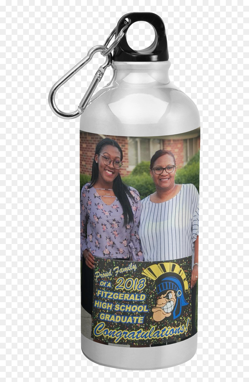 Aluminum Sports Water Bottle - Water Bottle, HD Png Download - school water bottle png