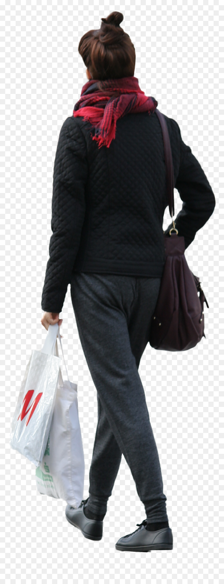 People With Shopping Bags Png, Transparent Png - women bag png