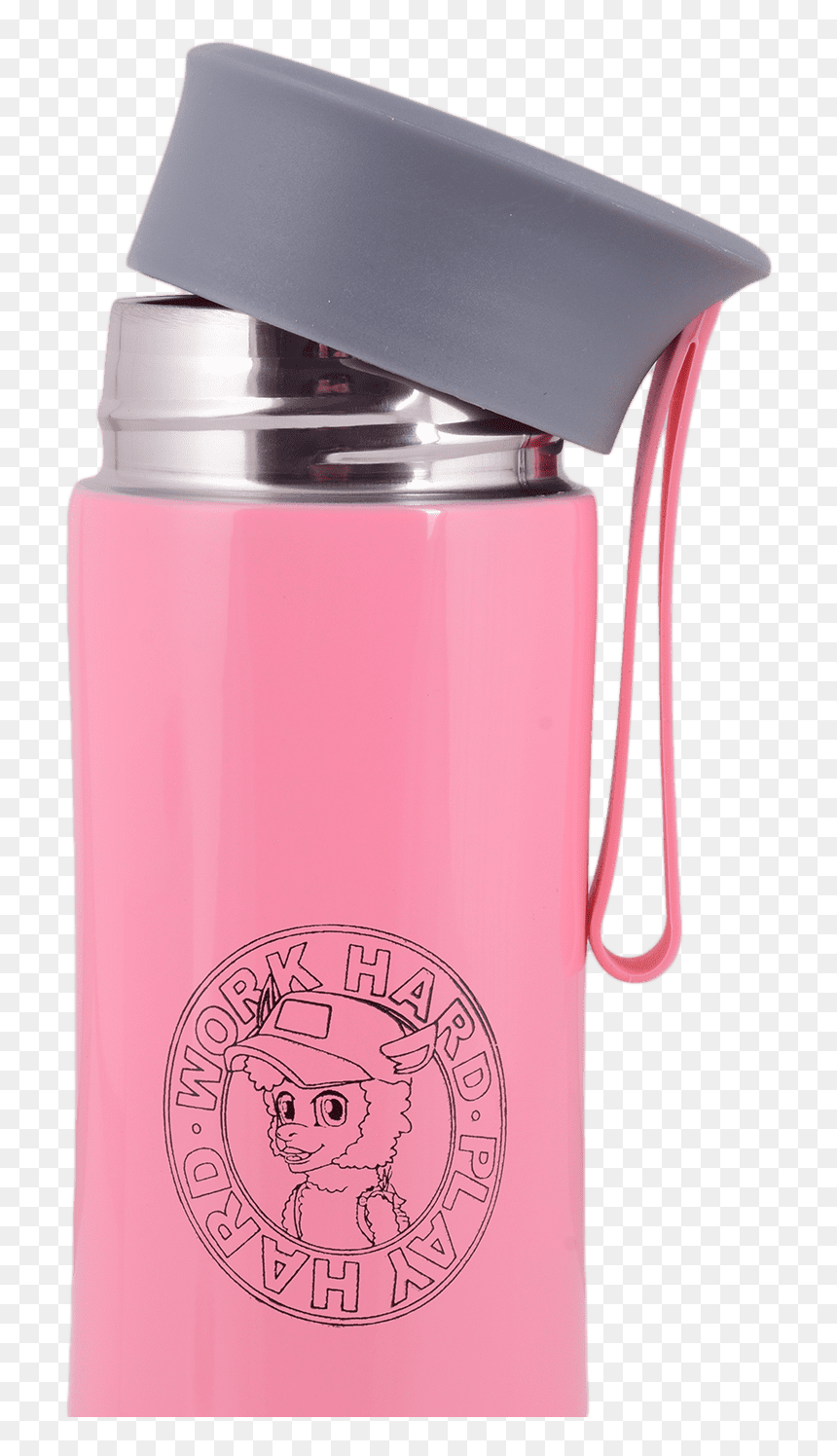 Work Hard Play Hard Bottle - Water Bottle, HD Png Download - school water bottle png
