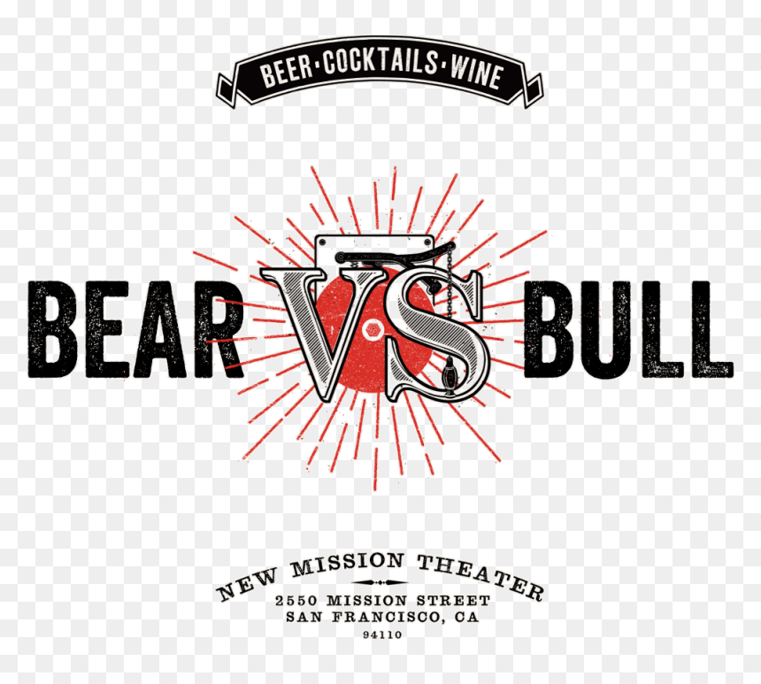 Bear Vs Bull Logo - Graphic Design, HD Png Download - beards png
