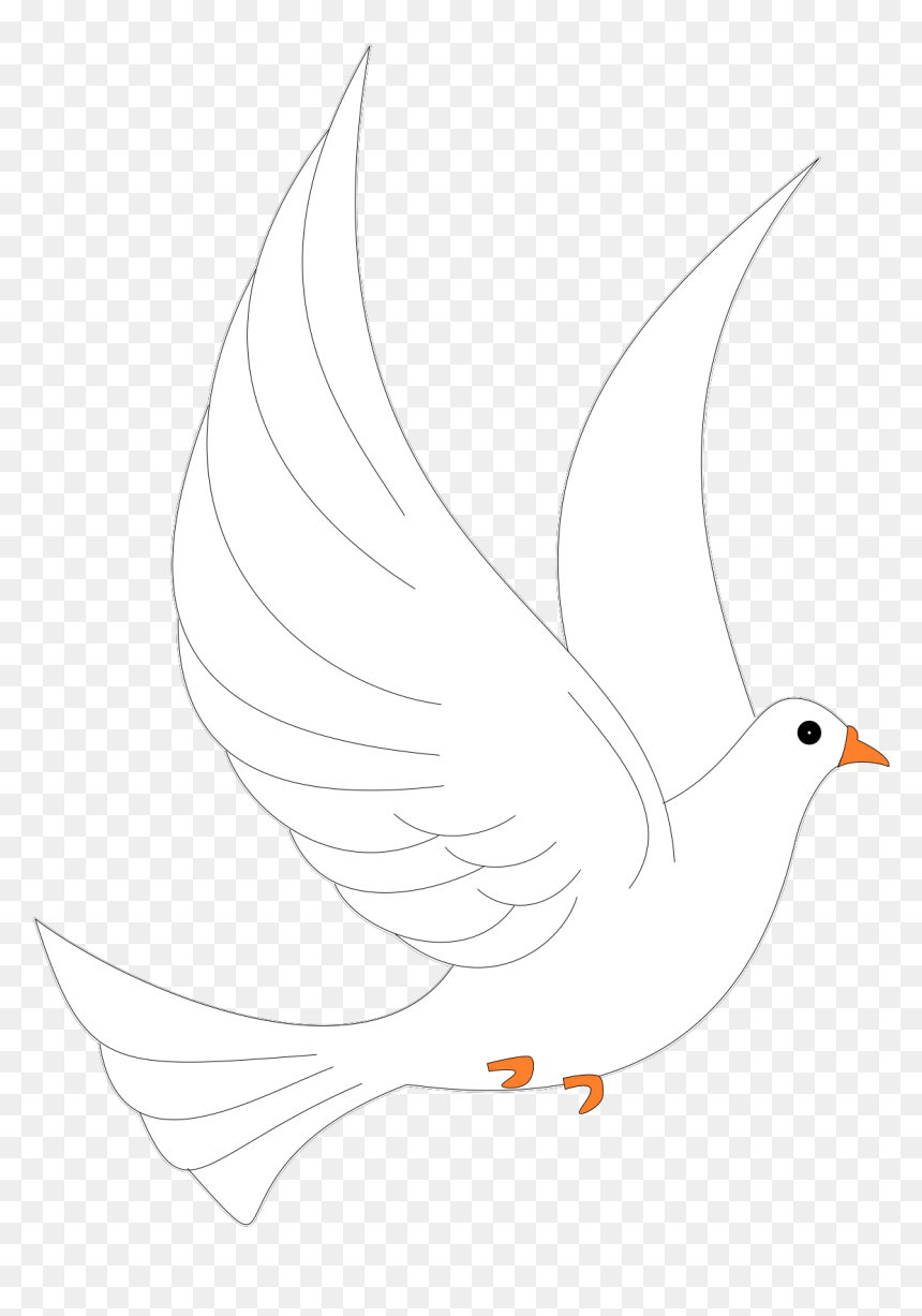 Pigeons And Doves, HD Png Download - white pigeon flying png