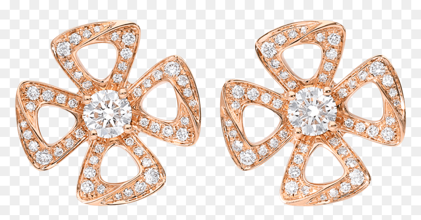 Earring Flower, HD Png Download - earrings for men png