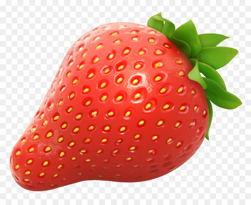 Strawberry Heart Clipart Clip Freeuse Download 213163771 - Fruit Individual, HD Png Download - strawberry fruit png