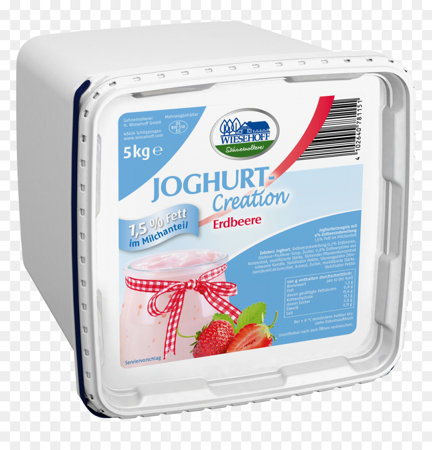 Wiesehoff Joghurt 3 5 10 Kg, HD Png Download - strawberry fruit png