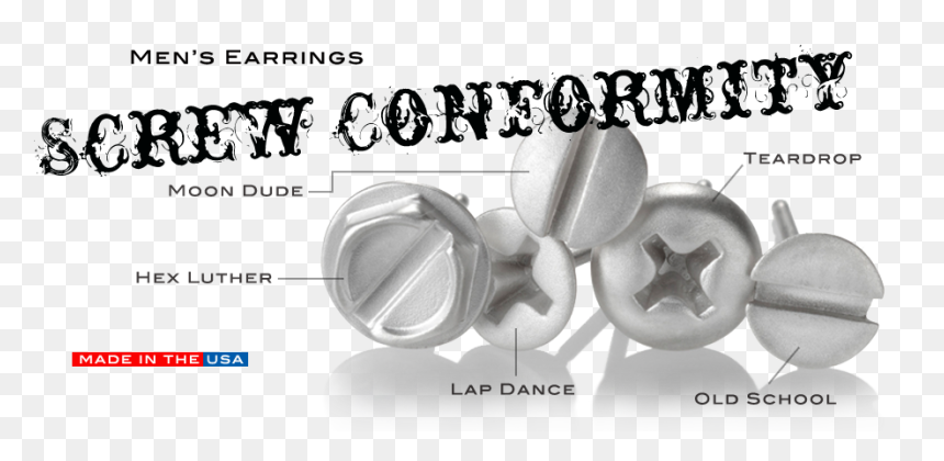 Titanium Ring, HD Png Download - earrings for men png