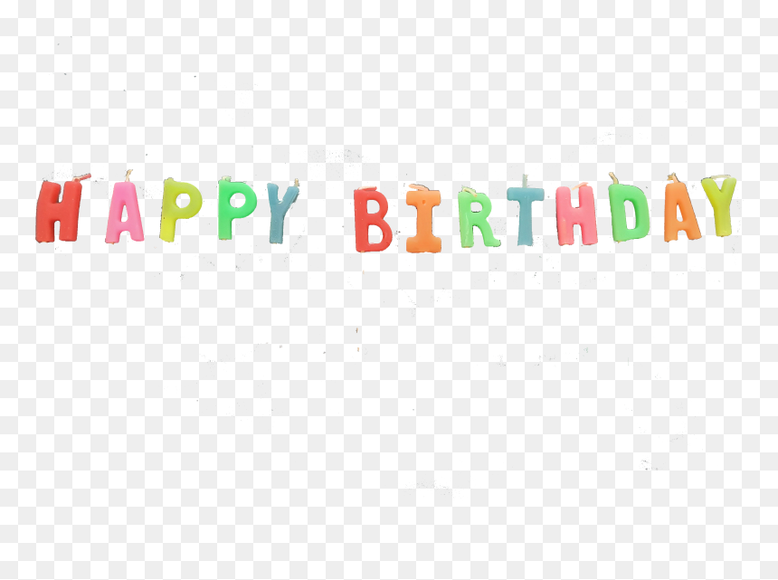 Graphic Design, HD Png Download - happy birthday candles png