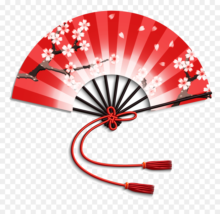 Japanese Fan Clipart, HD Png Download - fan clipart png