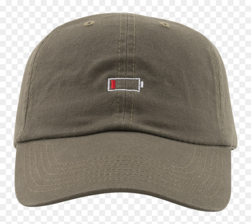 Low Battery Hat Olive - Baseball Cap, HD Png Download - cap images png