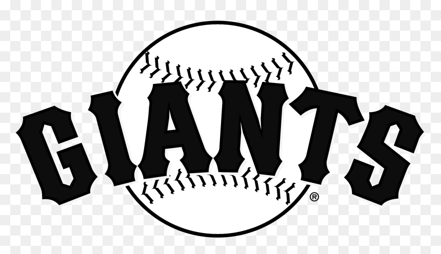 San Francisco Giants Logo Black And White - Black Sf Giants Logo, HD Png Download - tabla png image