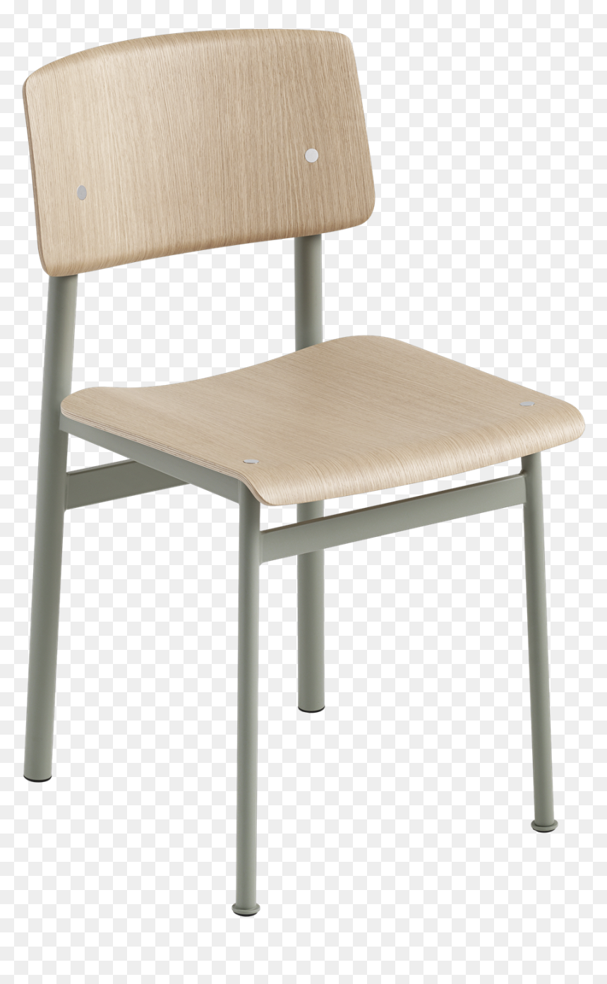 30204 Loft Chair Dusty Greenoak 1525421686 - Muuto Loft Chair, HD Png Download - steel sofa set png