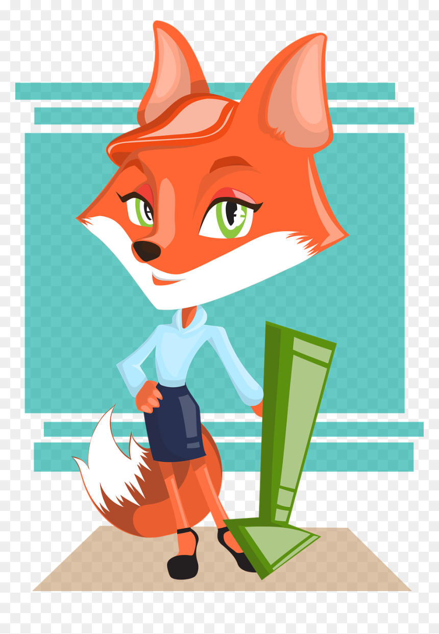 Cartoon Business Animal, HD Png Download - corporate lady png