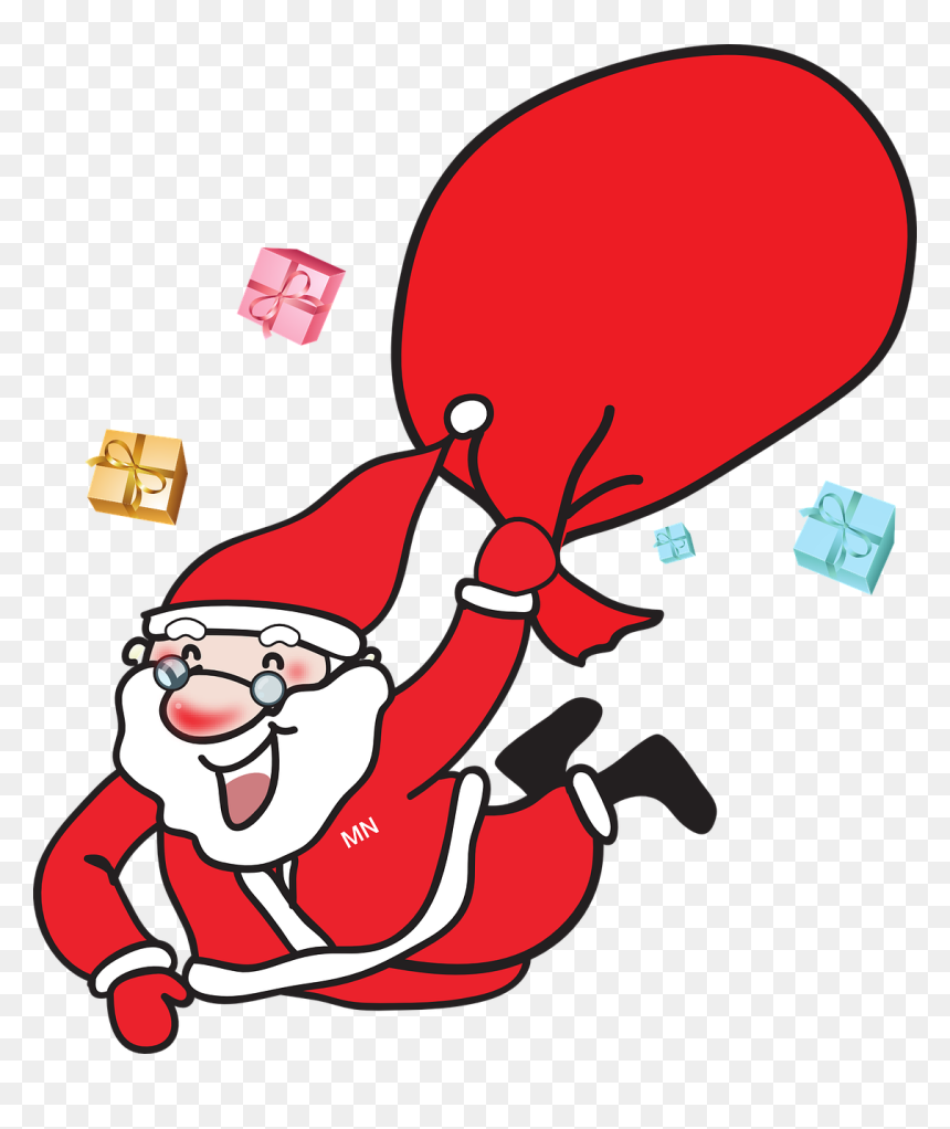 Merry Christmas Sticker Download, HD Png Download - christmas father clipart png