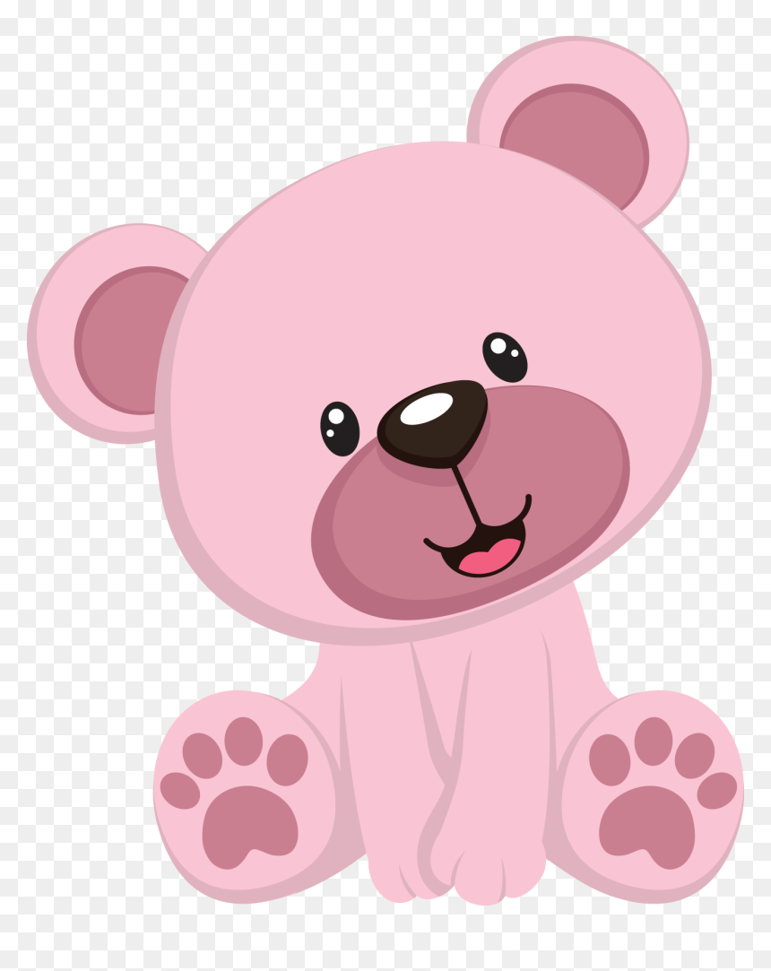 Pink Teddy Bear Clipart, HD Png Download - cute teddy bear png