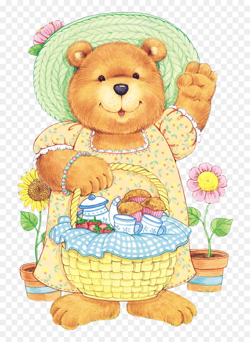 Good Morning Teddy Bear, HD Png Download - cute teddy bear png