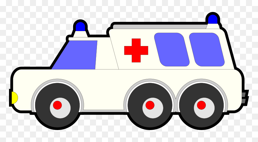Ambulance - Clip Art, HD Png Download - ambulance clipart png