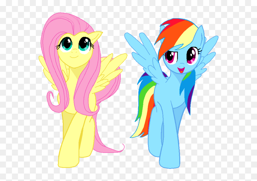 Transparent Real Rainbow Png - Fluttershy, Png Download - ponies png