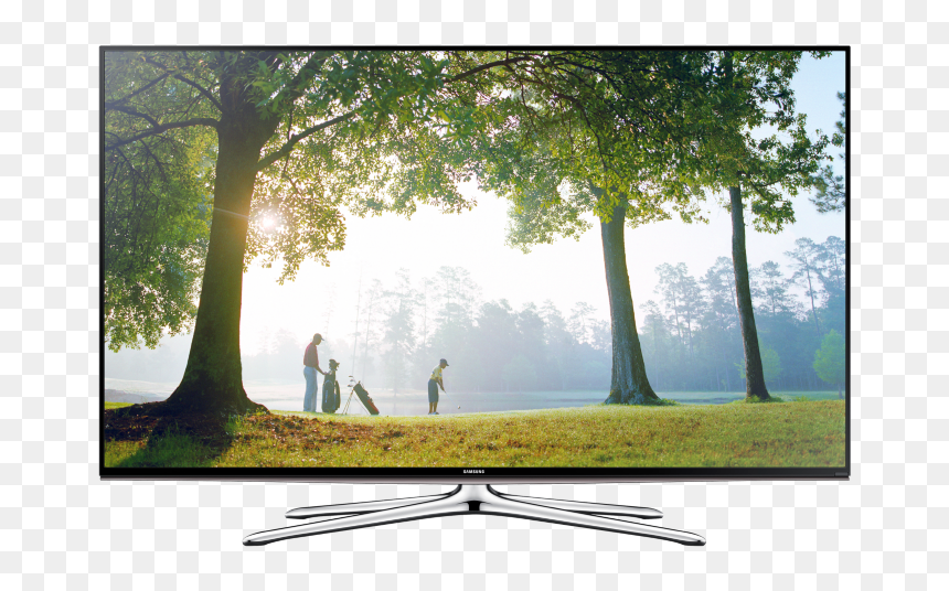 Samsung Ue40h6200aw, HD Png Download - samsung tv png