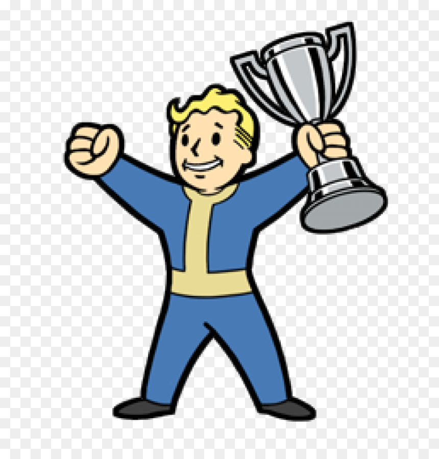 Platinum Trophy Clipart , Png Download - Fallout Platinum Trophy, Transparent Png - platinum trophy png