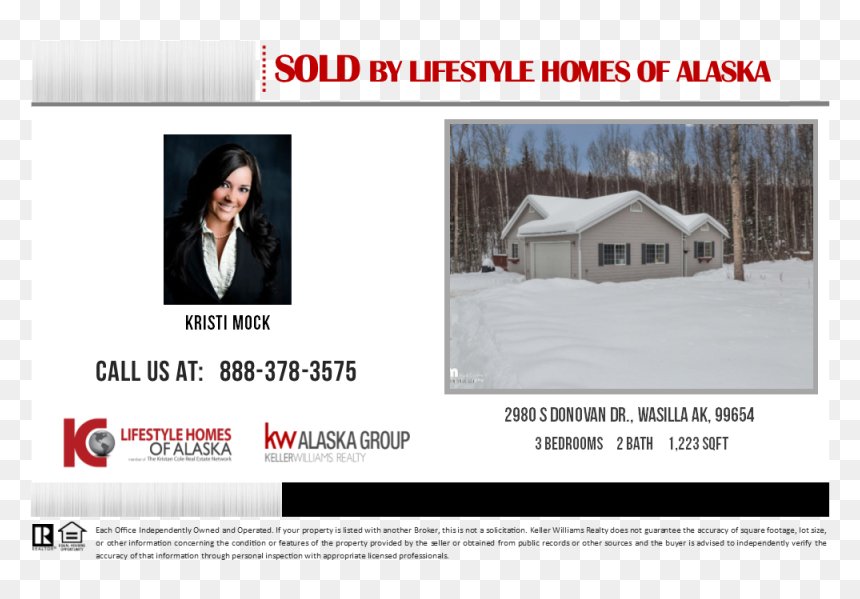 Transparent Nice House Png - Snow, Png Download - house sold png
