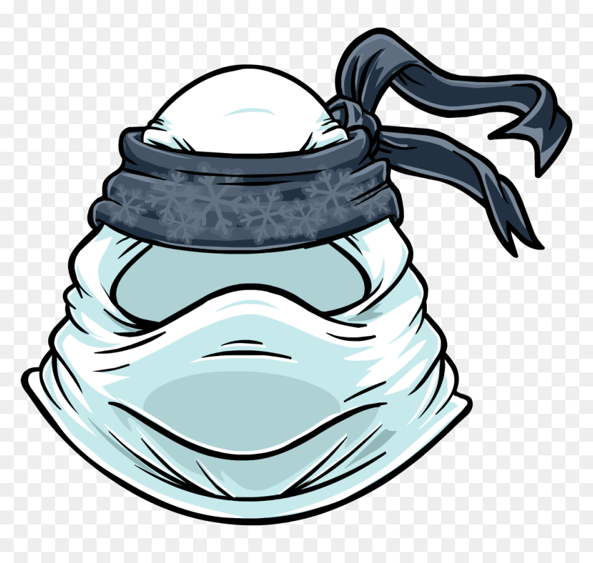 Icy Mask Icon - Club Penguin Ninja Mask, HD Png Download - icy png