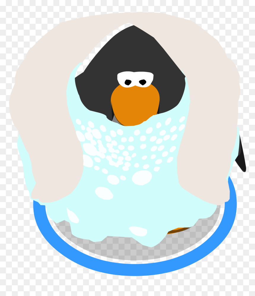 Icy Dress In-game - Dark Blue Penguin Cp, HD Png Download - icy png
