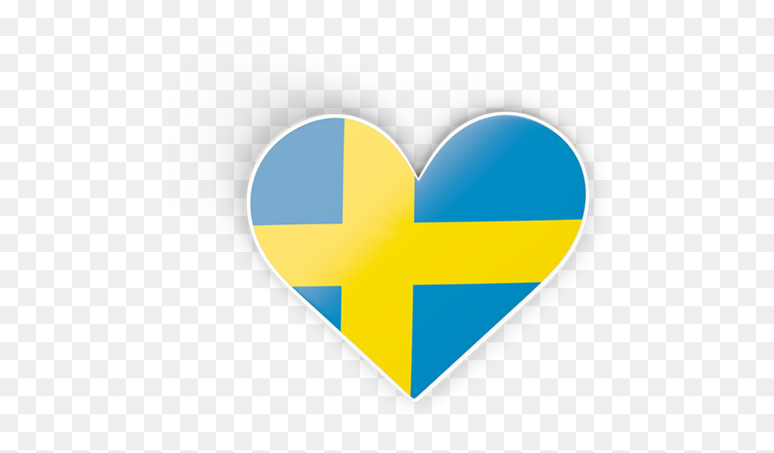 Download Flag Icon Of Sweden At Png Format - Heart, Transparent Png - sweden png