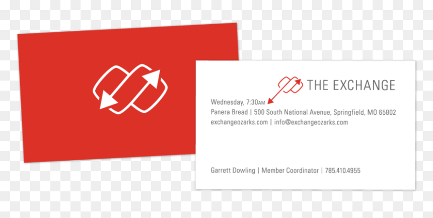 Exchange-bizcards - Graphic Design, HD Png Download - exchange png